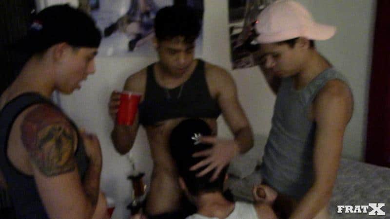 Our gay Frathouse cumdump trashing our raw asses jizzed max at FratX 0 gay porn image - Our gay Frathouse cumdump trashing our raw asses jizzed to the max at FratX